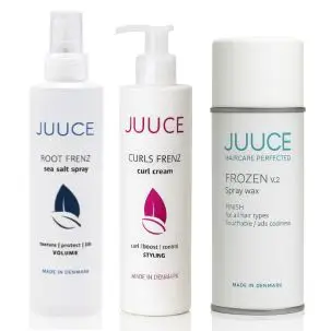 KRØLLEPAKKE - FÅ VOLUME & KRØLLER - Root Lift + Curls Frenz + Frozen - Sampakker